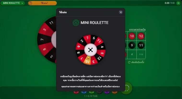 RTP ในมินิรูเล็ต Soibet