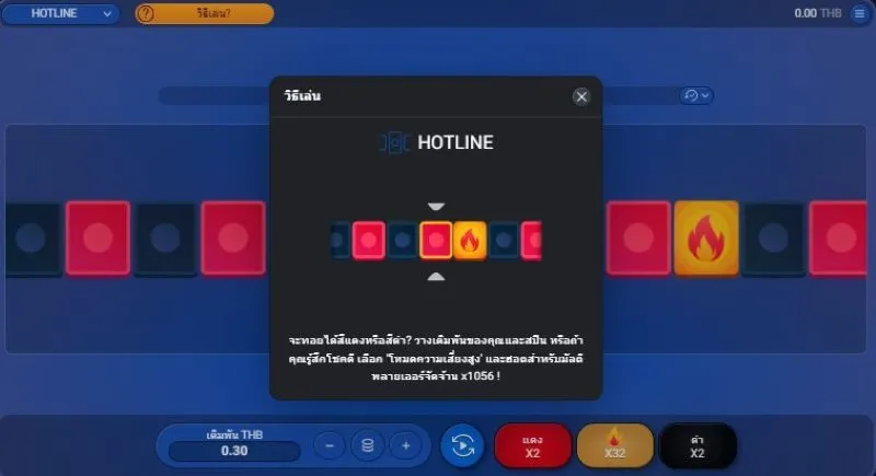 อินเทอร์เฟซเกม Hotline Soibet 
