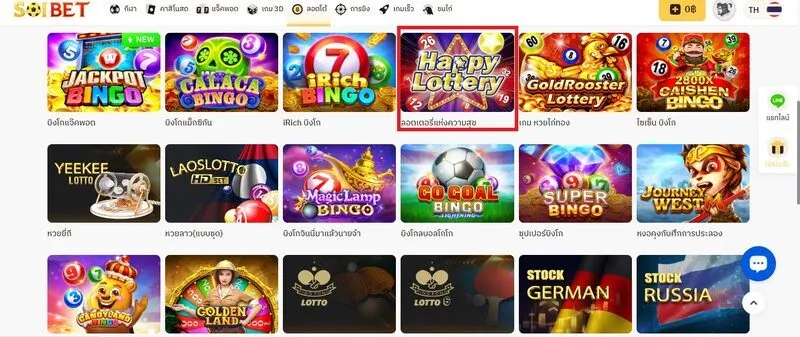 ขั้นตอนในการเข้าร่วมเล่นเกม แฮปปี้ลอตเตอรี่ x5bet 