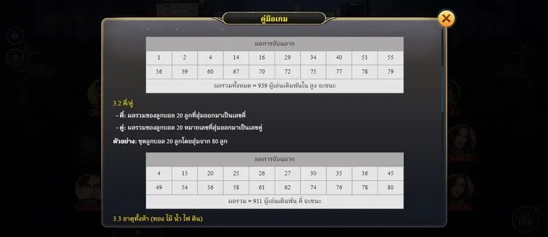 คุณสมบัติที่น่าดึงดูดของเกม Keno Pro Max x5bet 